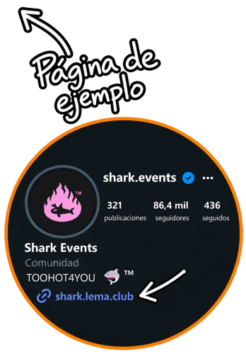 Página de ejemplo de shark.lema.club